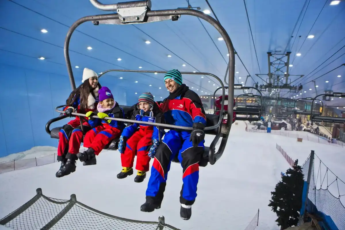 Öffnungszeiten des Skigebiets Dubai